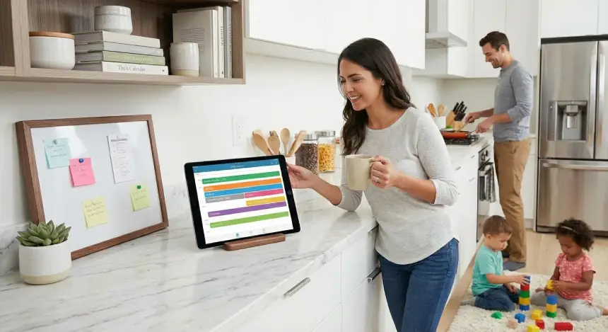 The Mental Load Reset: How to Use Shared Digital Tools to Stop Being the Family Project Manager
